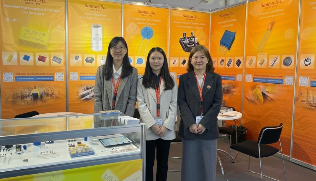 Customer meeting at Suntan booth